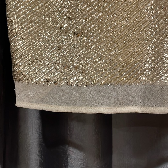 Sexy Banana Republic Alina Cream / Gold Cropped Sequin Tank Top! - Picture 8 of 14